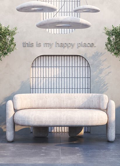 Nille Double Berjer  Bekleme Koltuğu